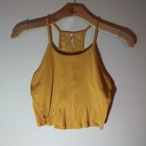 Color Story Yellow Crop Top